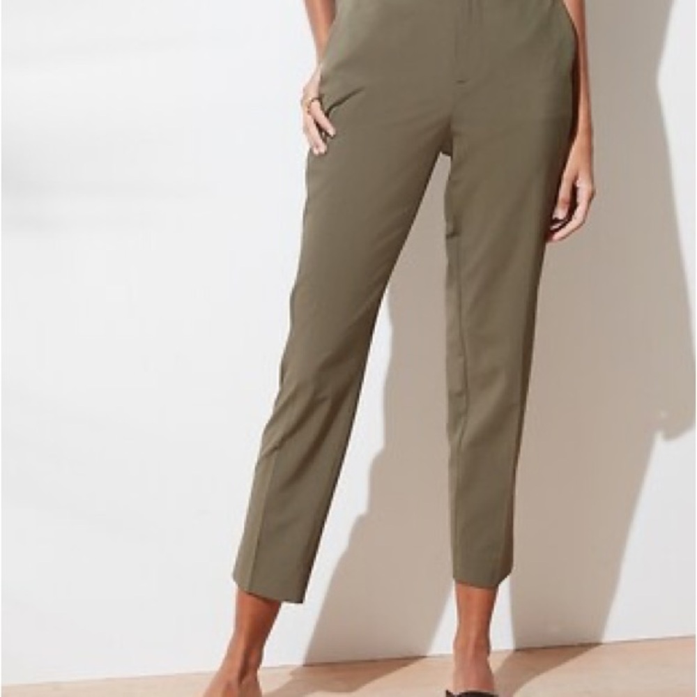 Banana Republic Olive Green Airstretch Pants
